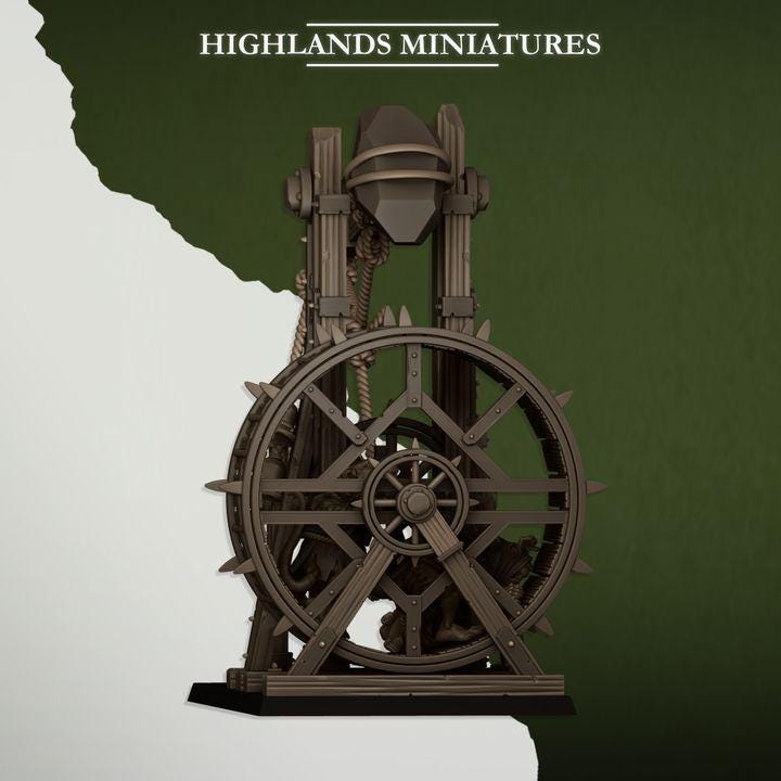 Sewer Vermin Censer Thrower Highland Miniatures Various Scales (US tariffs are pre-paid by us)