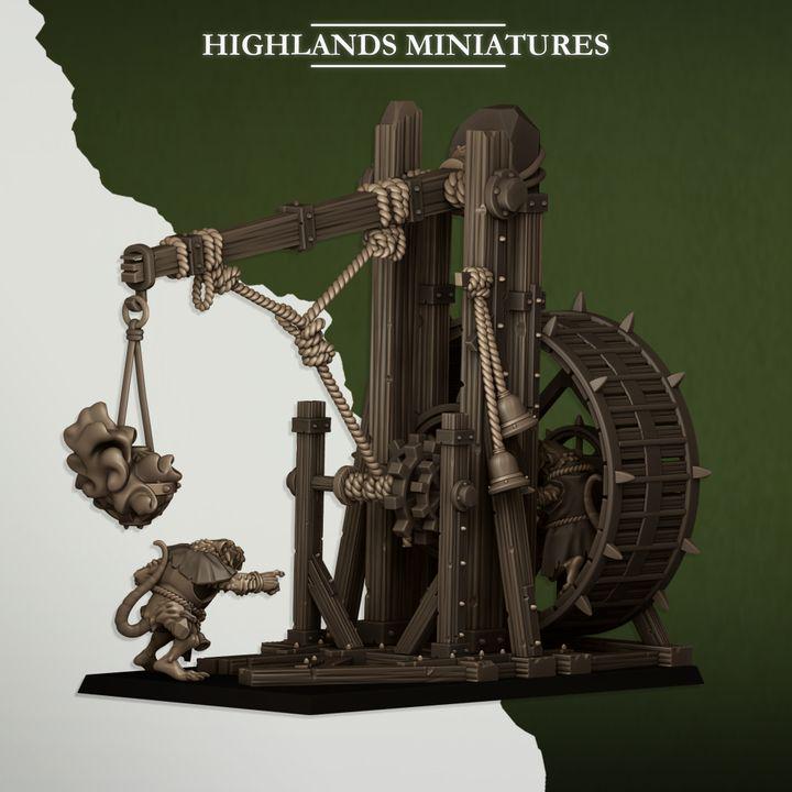Sewer Vermin Censer Thrower Highland Miniatures Various Scales (US tariffs are pre-paid by us)