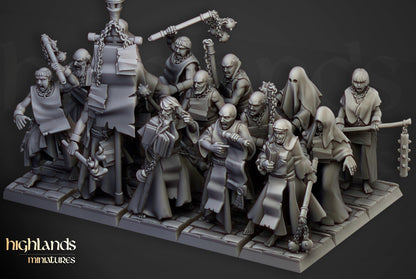 Zealots Unit 10 multipart models Highland Miniatures Various Scales (US tariffs are pre-paid by us)