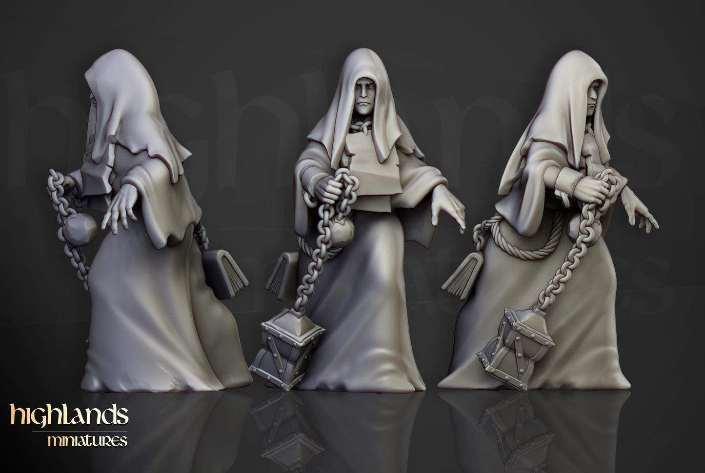 Zealots Unit 10 multipart models Highland Miniatures Various Scales (US tariffs are pre-paid by us)