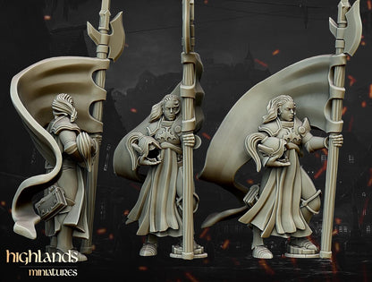 Warriors of the Lady with Command Group 10 multipart models Highland Miniatures Various Scales (US tariffs are pre-paid by us)