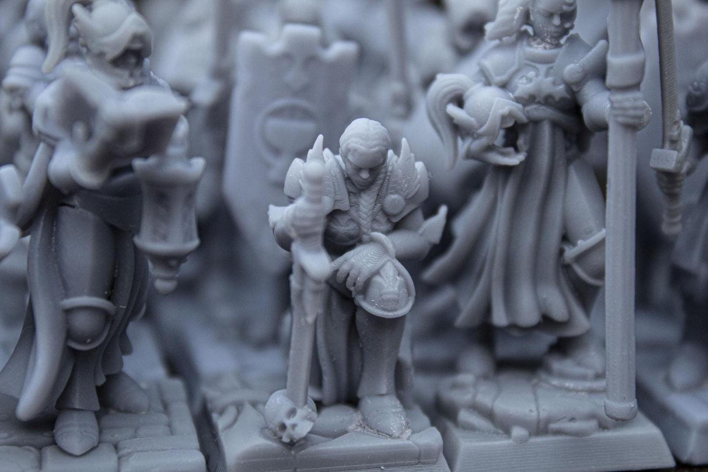 Warriors of the Lady with Command Group 10 multipart models Highland Miniatures Various Scales (US tariffs are pre-paid by us)