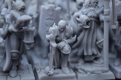 Warriors of the Lady with Command Group 10 multipart models Highland Miniatures Various Scales (US tariffs are pre-paid by us)