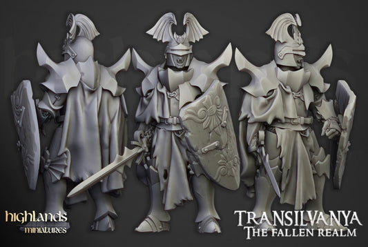 Vampire Neophytes Unit with Command Group 10 models Highland Miniatures Transilvanya Undead Various Scales (US tariffs are pre-paid by us)