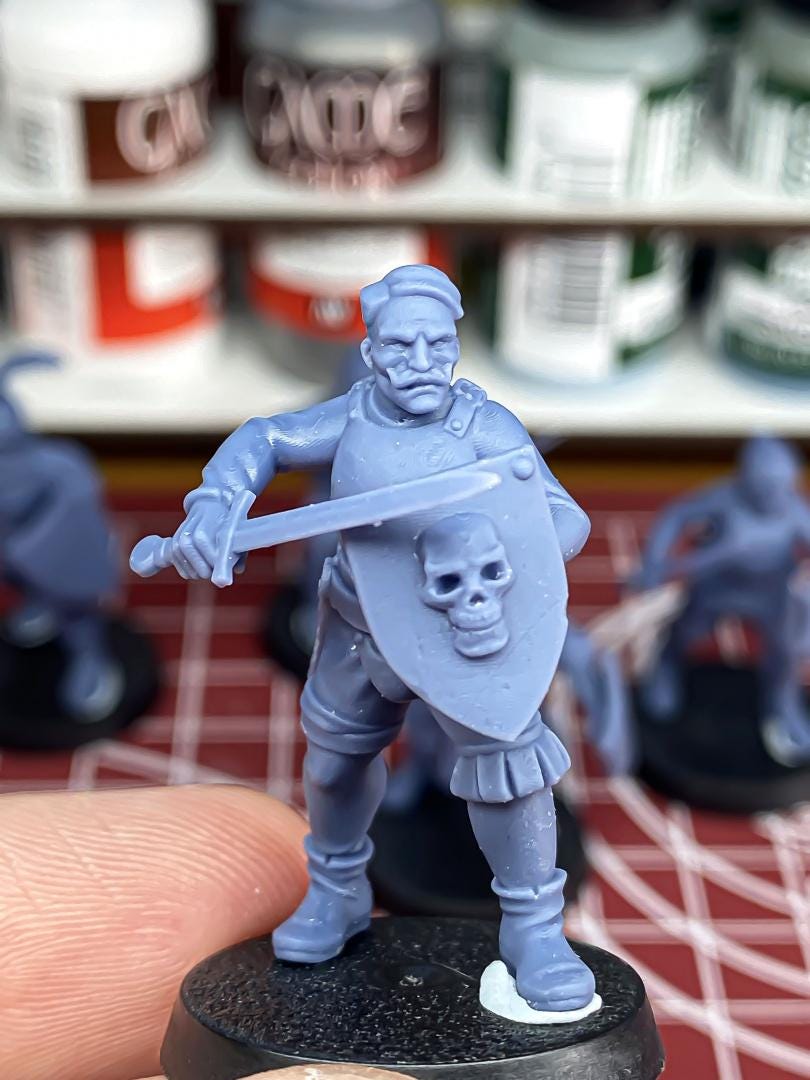 Sunland Swordsmen 10 models Highland Miniatures Various Scales (US tariffs are pre-paid by us)