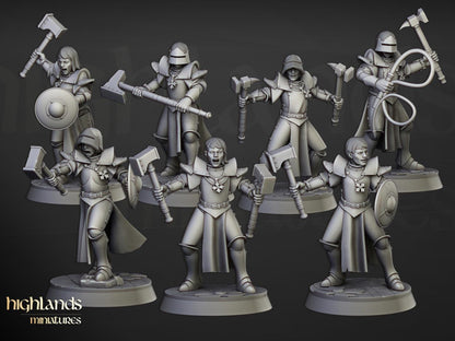 Sisters of Saint Helena 10 multipart models Highland Miniatures Various Scales (US tariffs are pre-paid by us)