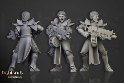 Sisters of Saint Helena Gunners 6 models Highland Miniatures Various Scales (US tariffs are pre-paid by us)