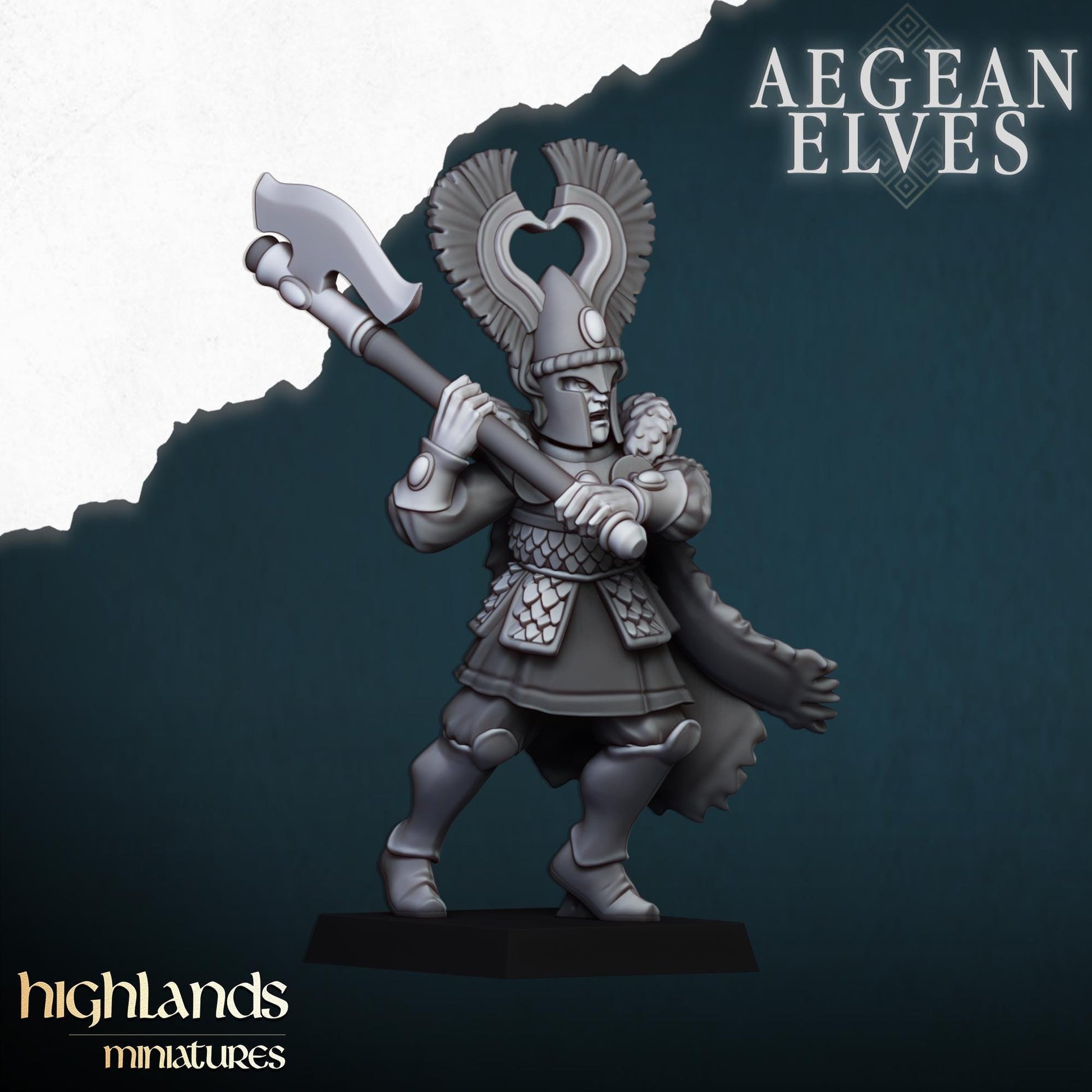 Nemean Lions Aegean Elves with Command Group 10 models Highland Miniatures Various Scales (US tariffs are pre-paid by us)