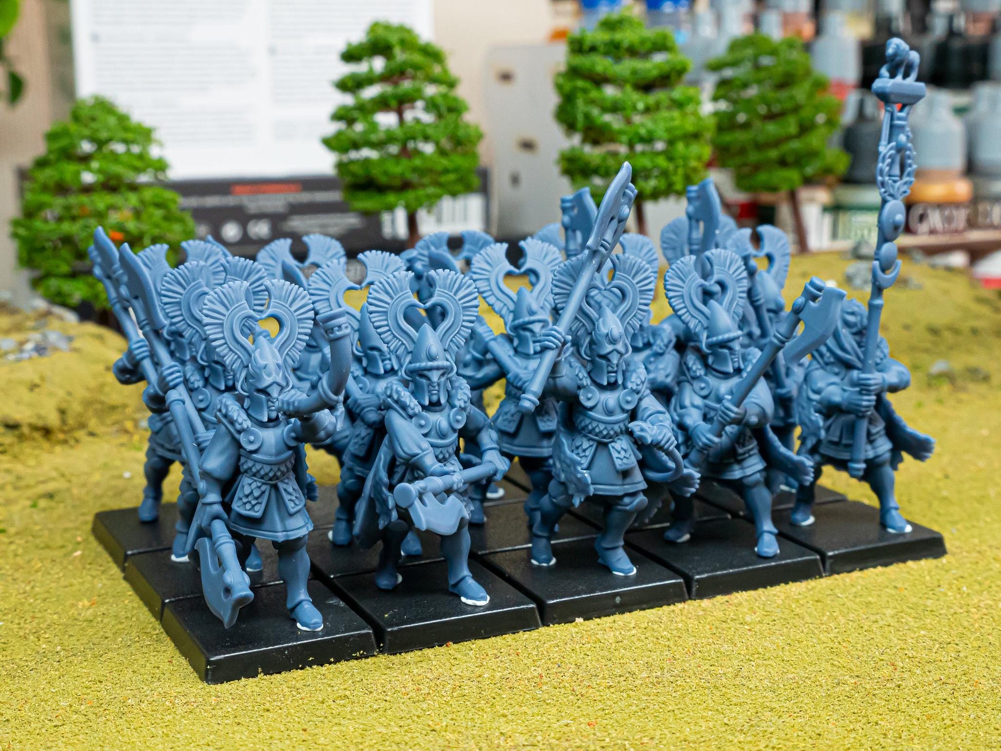 Nemean Lions Aegean Elves with Command Group 10 models Highland Miniatures Various Scales (US tariffs are pre-paid by us)