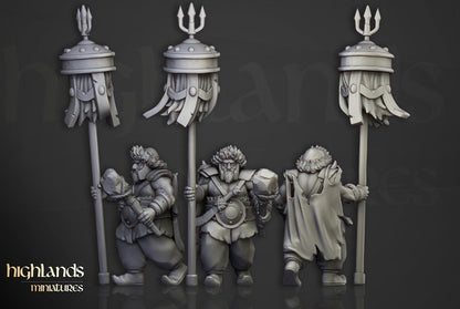 Khazarian Ogre Warriors with Command Group Highland Miniatures Various Scales (US tariffs are pre-paid by us)