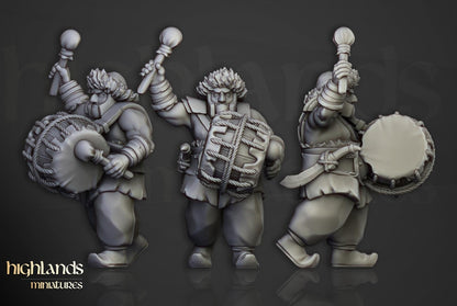 Khazarian Ogre Warriors with Command Group Highland Miniatures Various Scales (US tariffs are pre-paid by us)