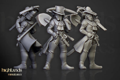 Inquisitorial Band Which Hunters 9 models Highland Miniatures Various Scales (US tariffs are pre-paid by us)