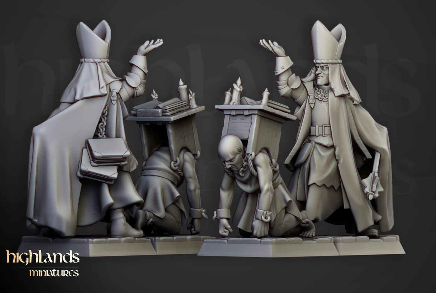 Inquisitorial Band Which Hunters 9 models Highland Miniatures Various Scales (US tariffs are pre-paid by us)