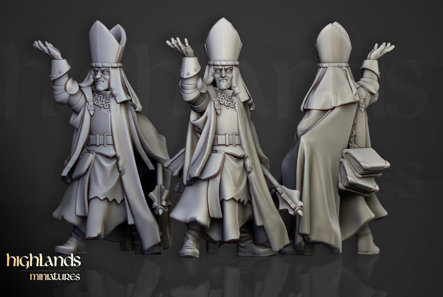 Inquisitorial Band Which Hunters 9 models Highland Miniatures Various Scales (US tariffs are pre-paid by us)