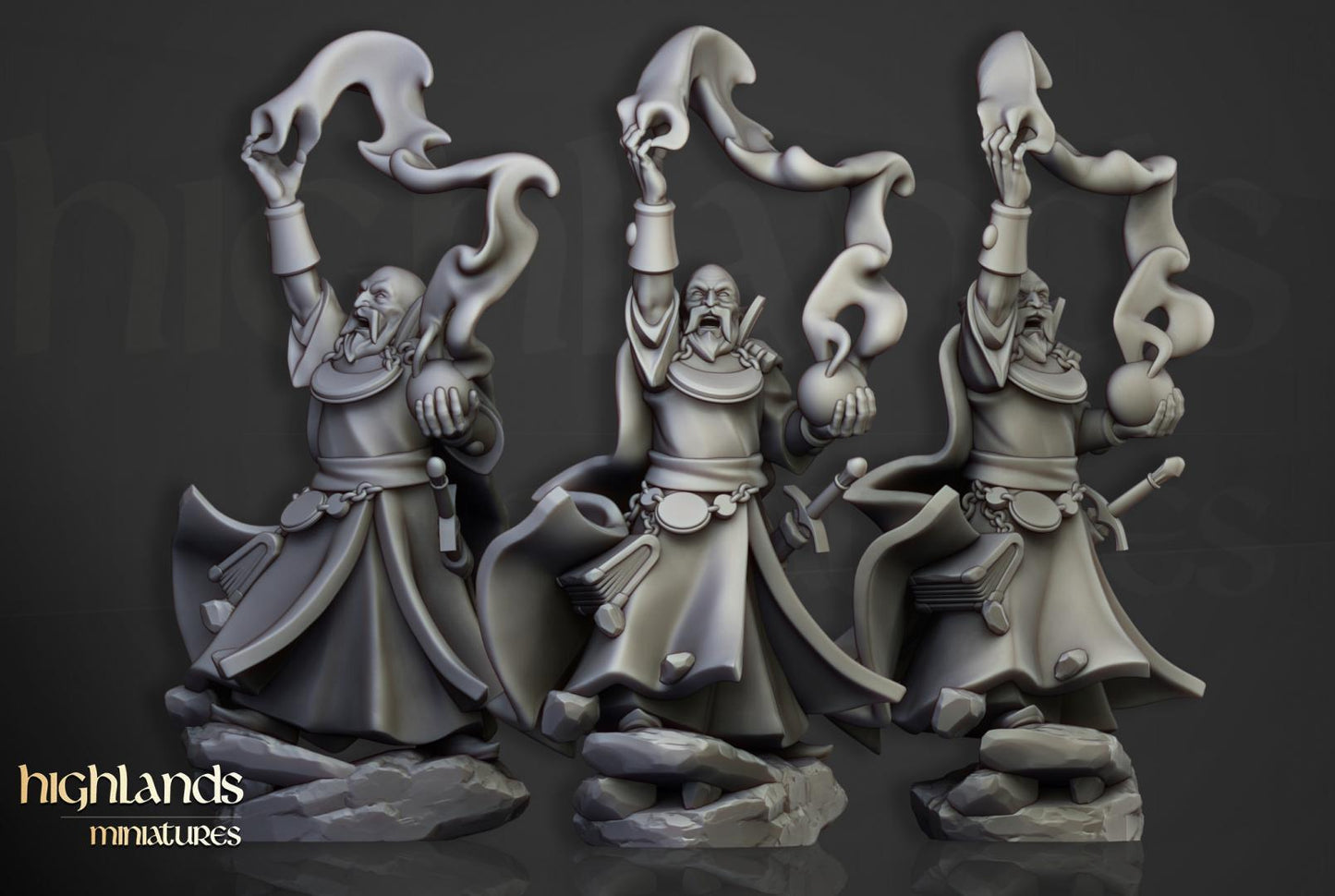 Houses of Magic Wizards Set 8 models Highland Miniatures Various Scales (US tariffs are pre-paid by us)