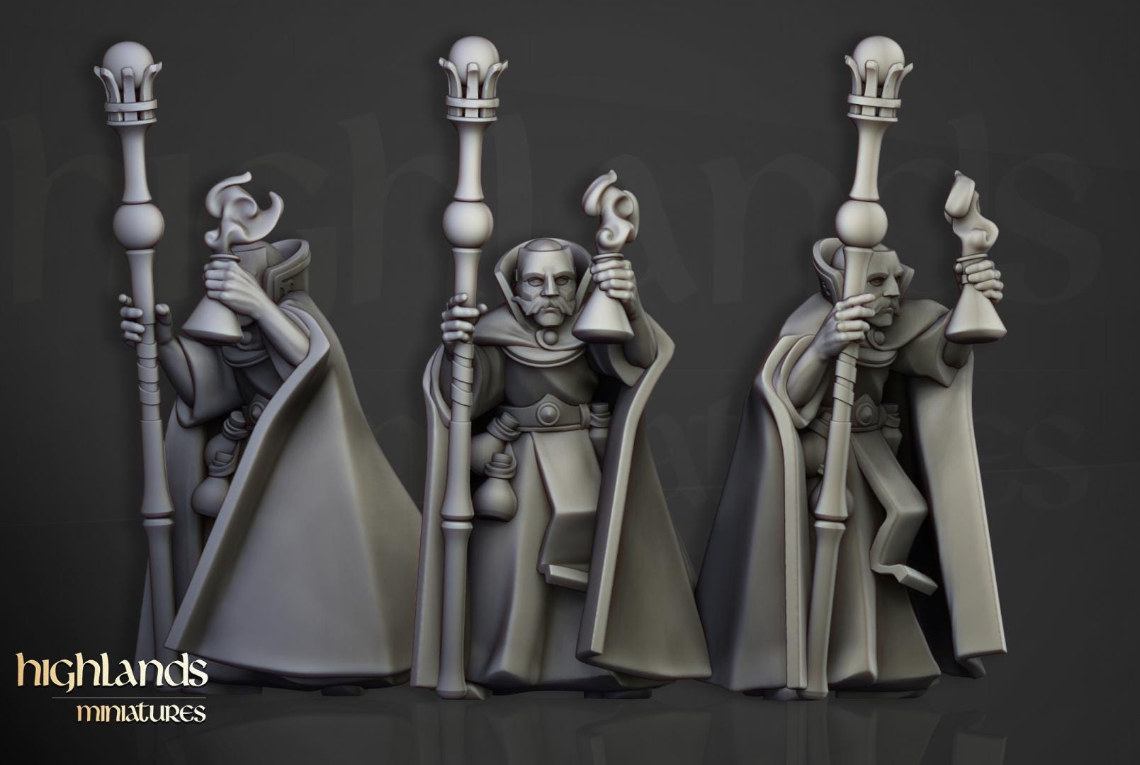 Houses of Magic Wizards Set 8 models Highland Miniatures Various Scales (US tariffs are pre-paid by us)