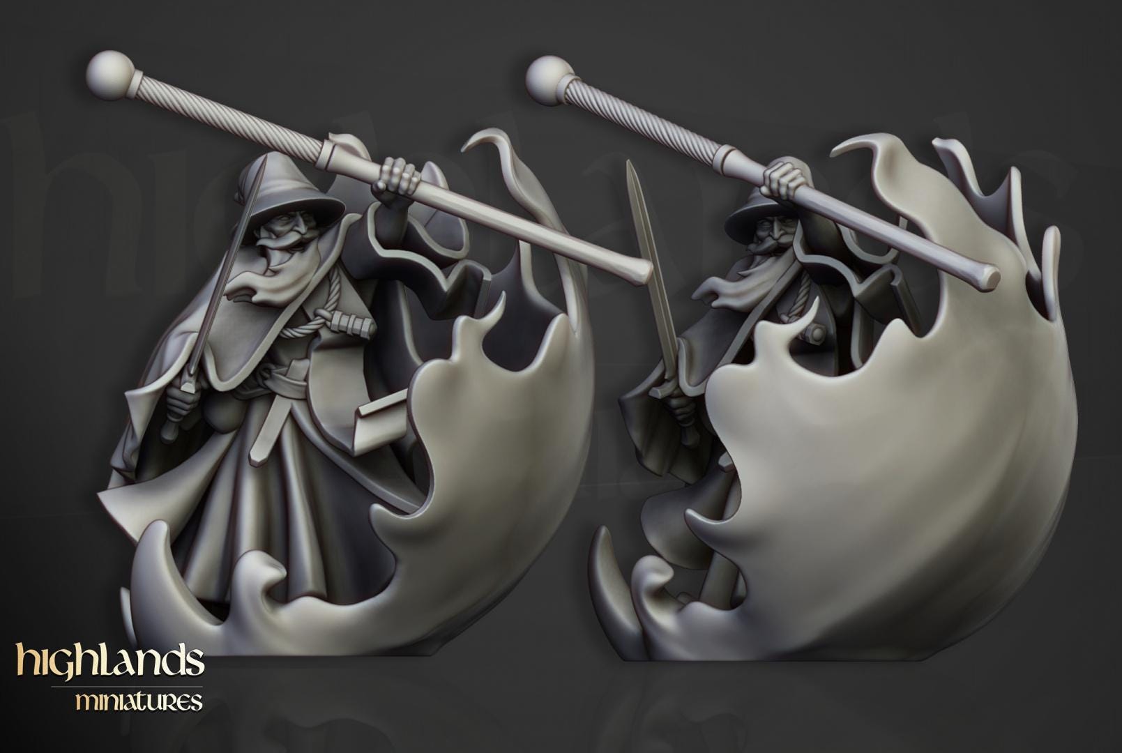 Houses of Magic Wizards Set 8 models Highland Miniatures Various Scales (US tariffs are pre-paid by us)