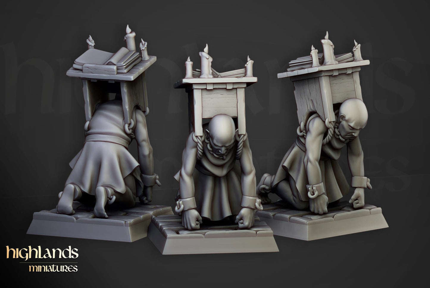 Inquisitorial Band Which Hunters 9 models Highland Miniatures Various Scales (US tariffs are pre-paid by us)