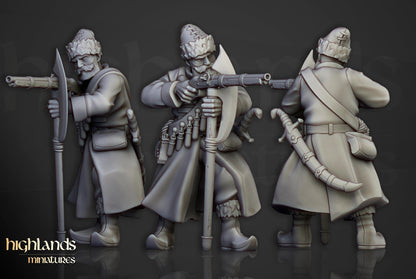 Harbor Strelcy with Command Group 10 models Highland Miniatures Various Scales (US tariffs are pre-paid by us)