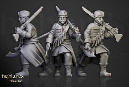 Harbor Strelcy with Command Group 10 models Highland Miniatures Various Scales (US tariffs are pre-paid by us)