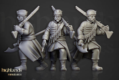 Harbor Strelcy with Command Group 10 models Highland Miniatures Various Scales (US tariffs are pre-paid by us)