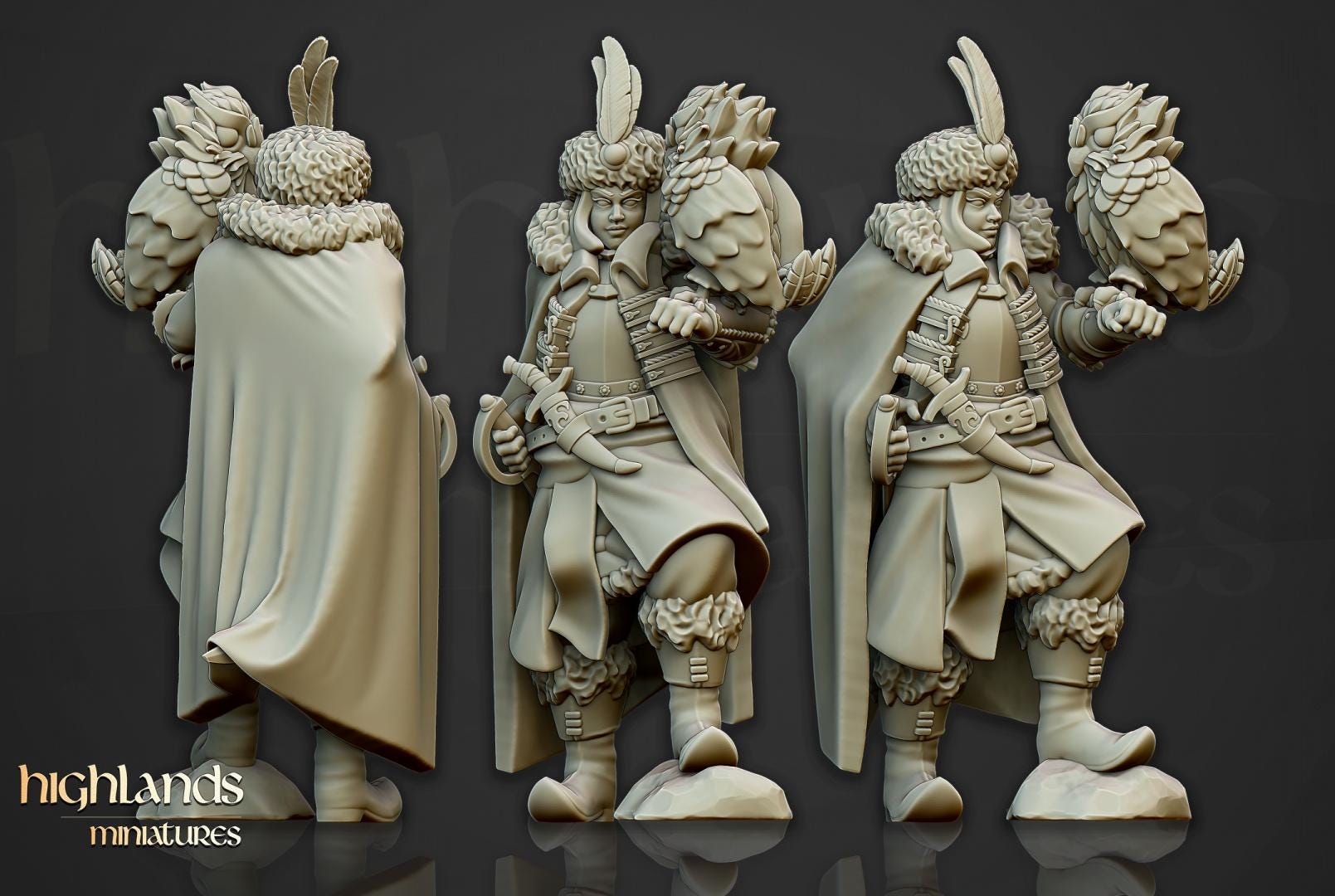Daughters on Volhynia 10 models Highland Miniatures Various Scales (US tariffs are pre-paid by us)