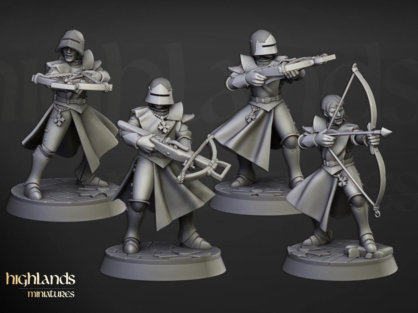 Crimsons of Saint Helena 10 models Highland Miniatures Various Scales (US tariffs are pre-paid by us)