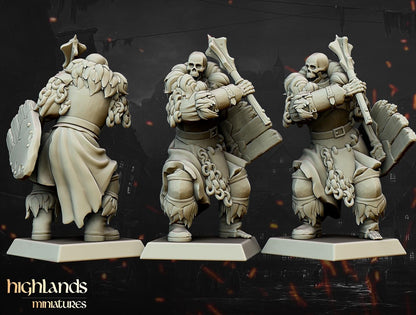 Blackwatch with Command Group 10 multipart models Highland Miniatures Transilvanya Undead Various Scales (US tariffs are pre-paid by us)