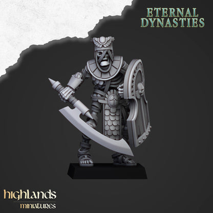 Ancient Guard with Command Group 10 models Highland Miniatures Various Scales (US tariffs are pre-paid by us)