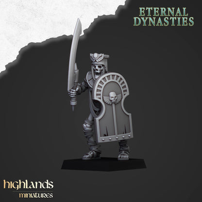 Ancient Guard with Command Group 10 models Highland Miniatures Various Scales (US tariffs are pre-paid by us)