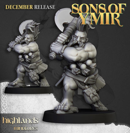 Dwarf Death Seekers Unit with Command Group 10 models Highland Miniatures Various Scales (US tariffs are pre-paid by us)