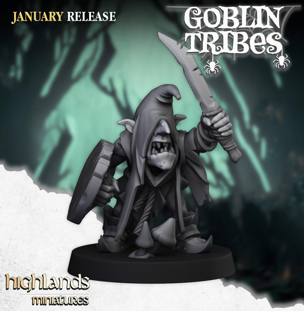 Swamp Goblins with hand weapons 10 models Highland Miniatures Various Scales (US tariffs are pre-paid by us)