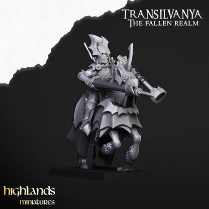 Vampire Knights with Command Group 10 models Highland Miniatures Transilvanya Undead Cavalry various scales (US tariffs are pre-paid by us)