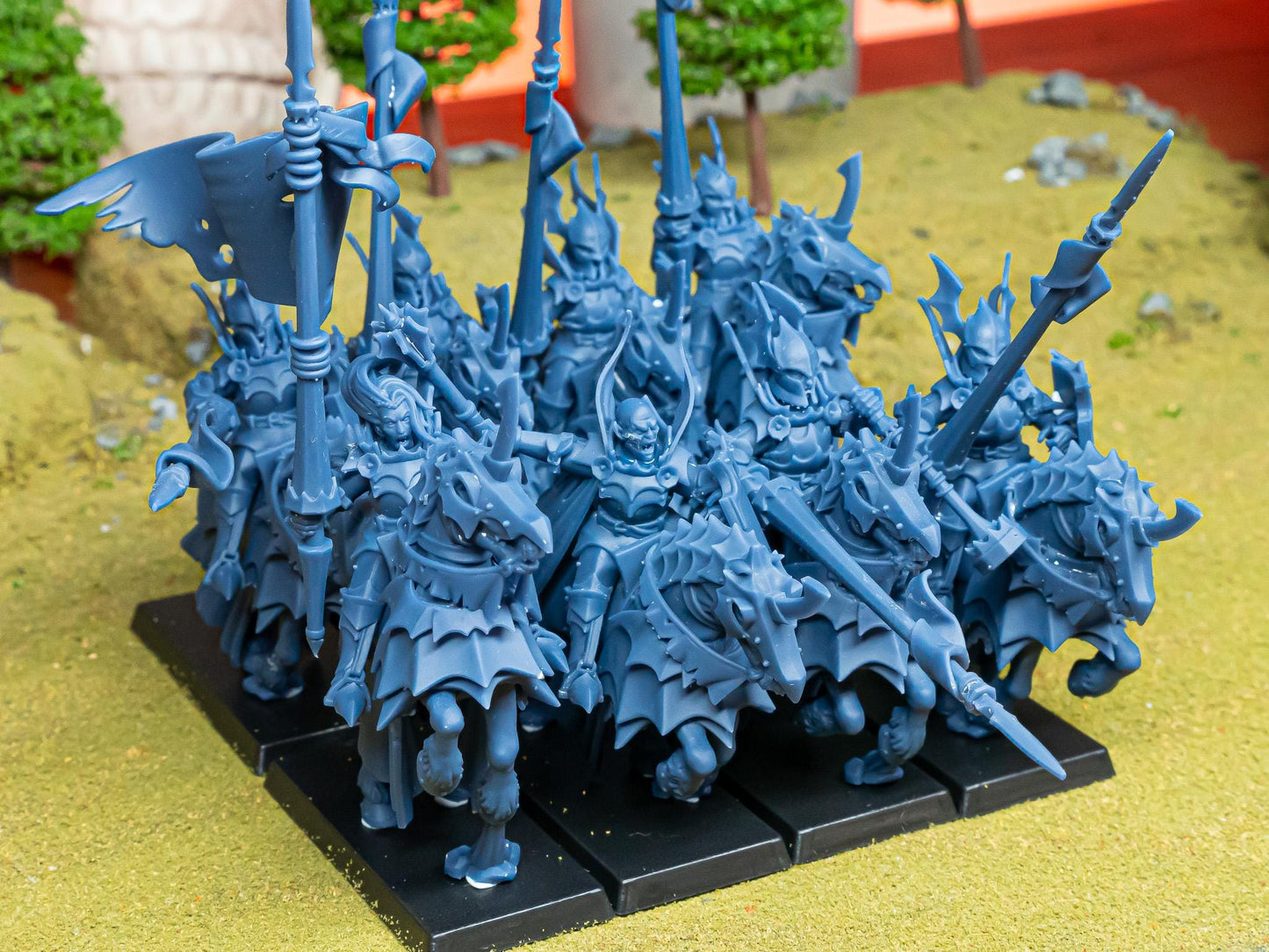 Vampire Knights with Command Group 10 models Highland Miniatures Transilvanya Undead Cavalry various scales (US tariffs are pre-paid by us)