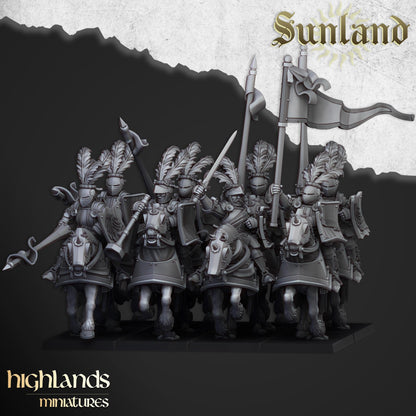 Sunland Cavalry with Command Group 10 models Highland Miniatures Cavalry various scales (US tariffs are pre-paid by us)