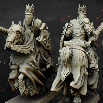 Heavy Cavalry with Command Group 10 models Highland Miniatures Cavalry various scales (US tariffs are pre-paid by us)