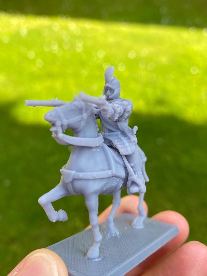 Black Riders Pistoliers 10 multipart models Highland Miniatures Cavalry various scales (US tariffs are pre-paid by us)