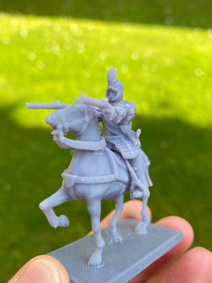 Black Riders Pistoliers 10 multipart models Highland Miniatures Cavalry various scales (US tariffs are pre-paid by us)