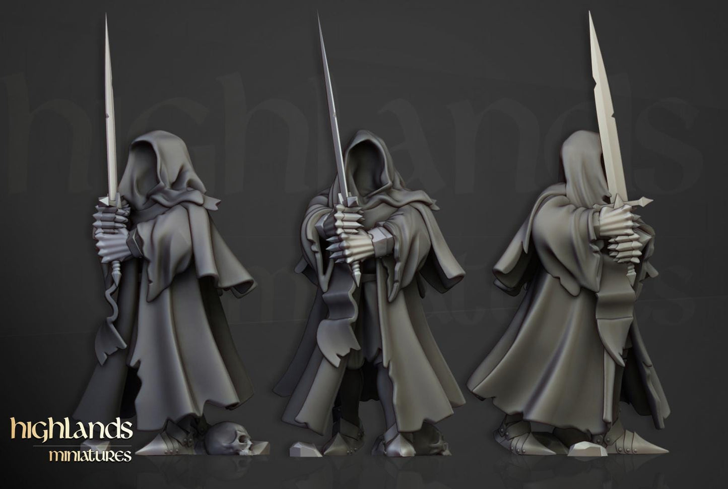 Spectral Commander Highland Miniatures Hero Various Scales (US tariffs are pre-paid by us)