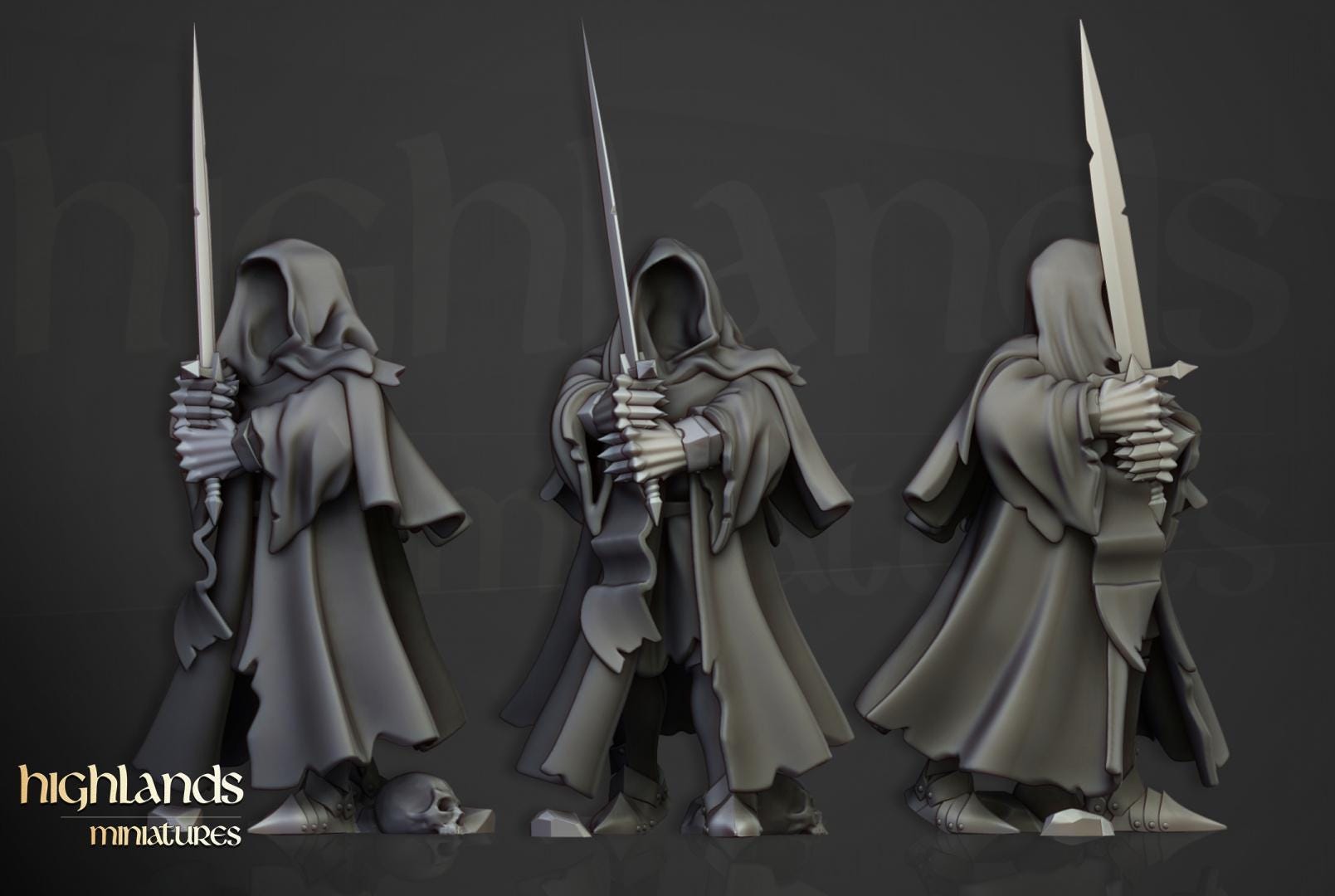 Spectral Commander Highland Miniatures Hero Various Scales (US tariffs are pre-paid by us)