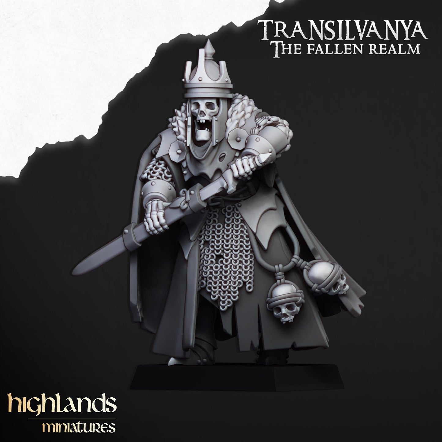 Skeletal Lord Highland Miniatures Hero Various Scales (US tariffs are pre-paid by us)