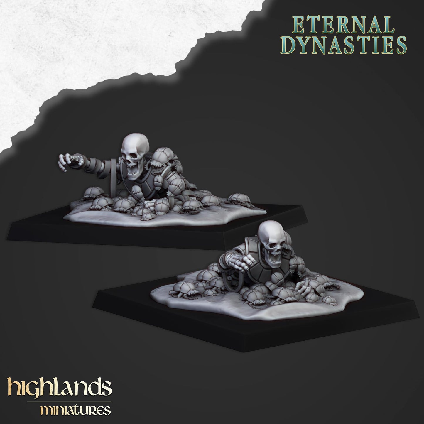 Scarab Swarms 2 models Highland Miniatures Various Scales (US tariffs are pre-paid by us)