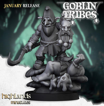 Swamp Goblin Boss Highland Miniatures Hero Various Scales (US tariffs are pre-paid by us)