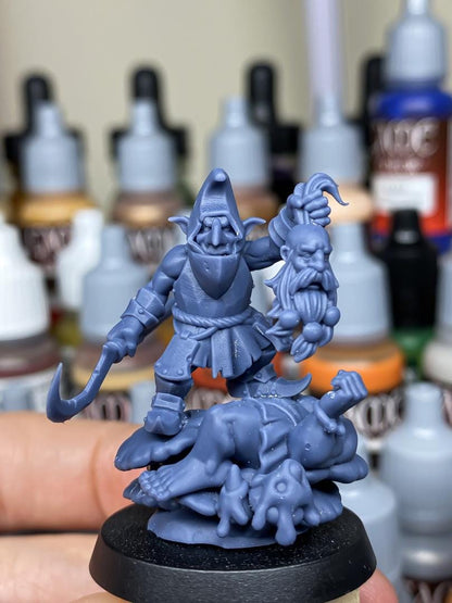 Swamp Goblin Boss Highland Miniatures Hero Various Scales (US tariffs are pre-paid by us)