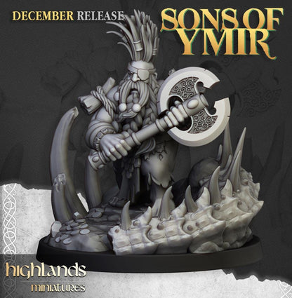 Dwarf Dragon Seeker with Scenic Base Highland Miniatures Hero Various Scales (US tariffs are pre-paid by us)