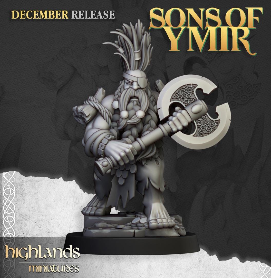 Dwarf Dragon Seeker with Scenic Base Highland Miniatures Hero Various Scales (US tariffs are pre-paid by us)