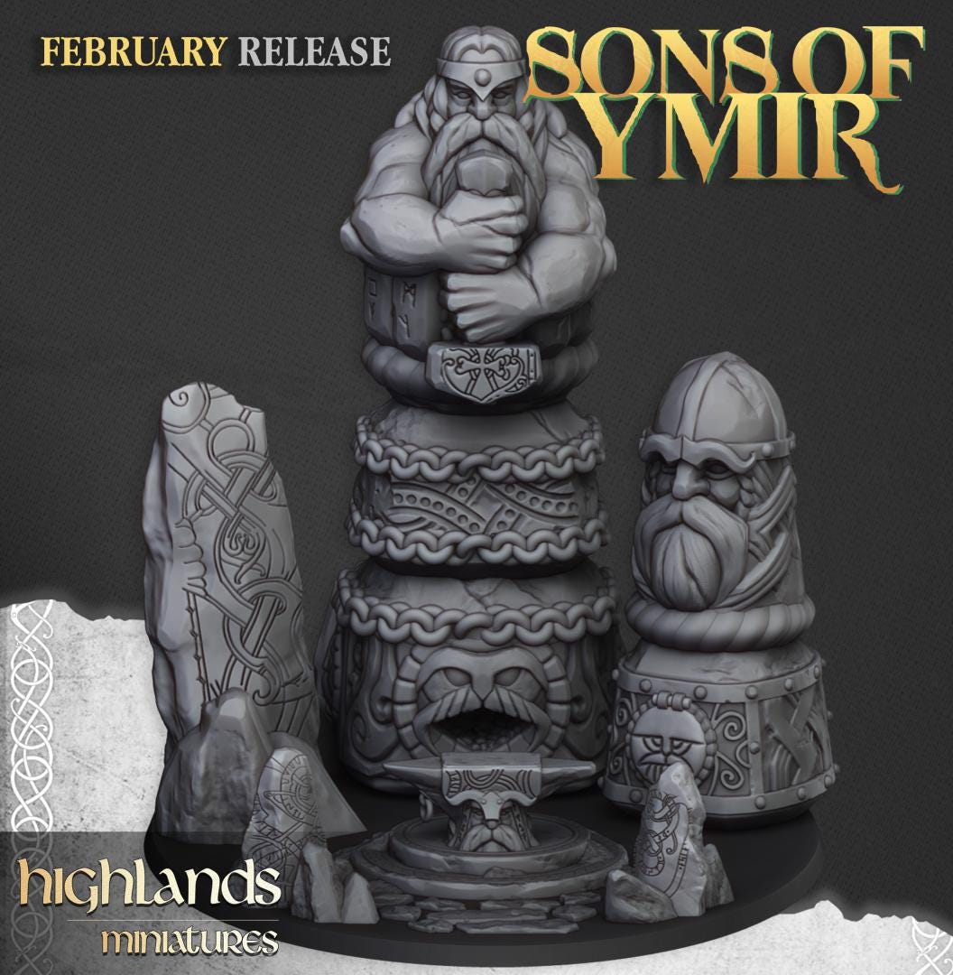 Ancient Forge Highland Miniatures Various Scales (US tariffs are pre-paid by us)