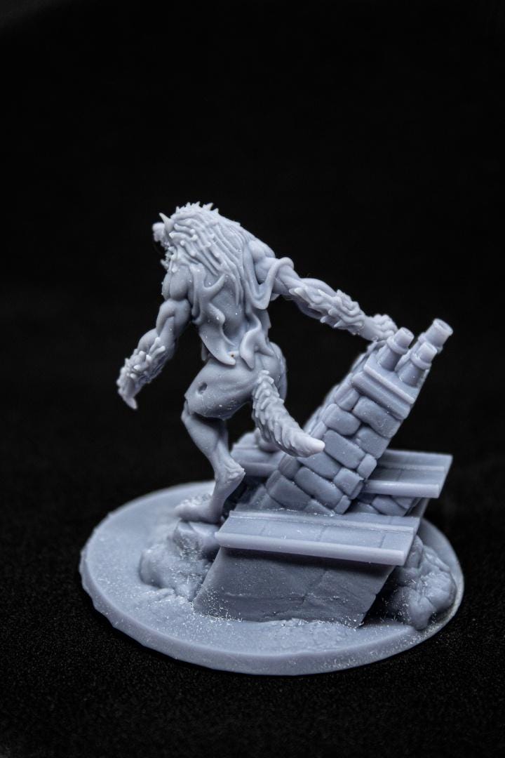 Werewolves with Scenic Bases 3 models Highland Miniatures Various Scales (US tariffs are pre-paid by us)