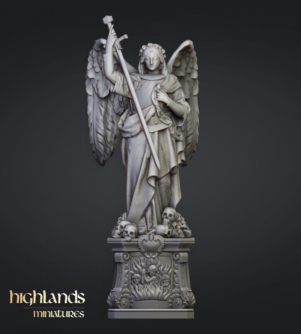 Statue of Saint Helena Highland Miniatures Terrain Various Scales (US tariffs are pre-paid by us)