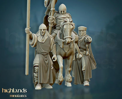 Reliquary 3 models and a Mount Highland Miniatures Hero Various Scales (US tariffs are pre-paid by us)